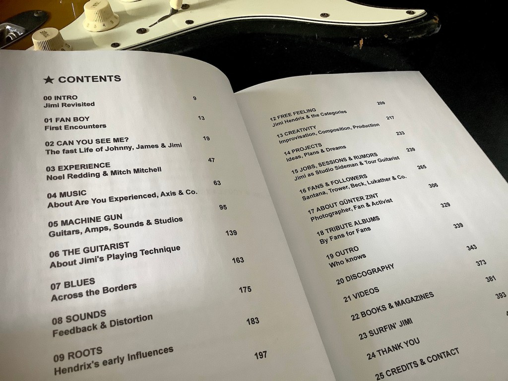 The new JIMI HENDRIX book MUSICIAN POPSTAR ICON by Lothar Trampert